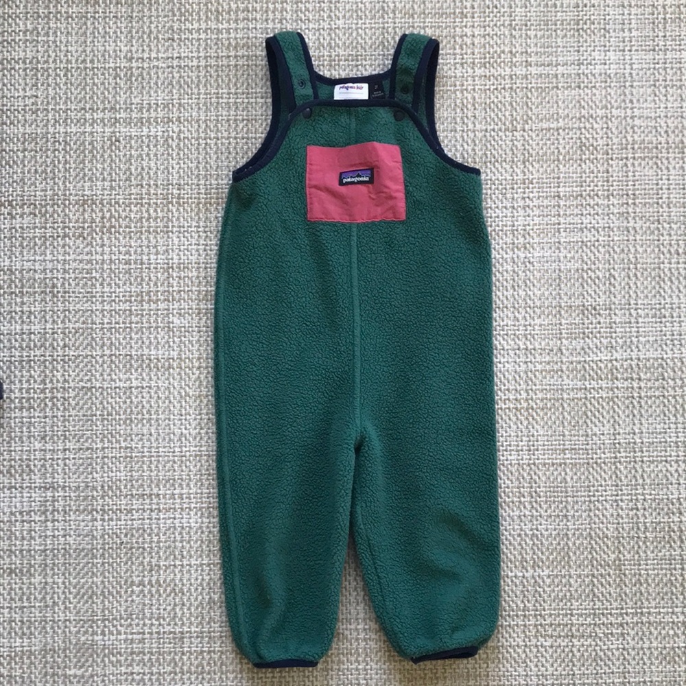 Patagonia Fleece Overalls (size 2T)